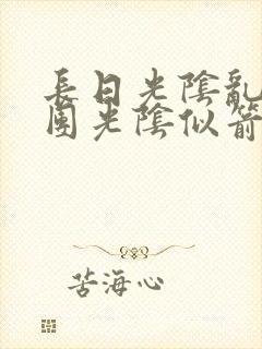 长日光阴乱作一团光阴似箭笔趣阁