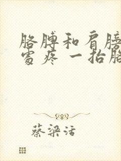 胳膊和肩膀连接处疼 一抬胳膊就疼怎么回事