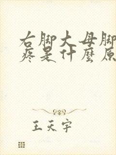 右脚大母脚趾头疼是什么原因