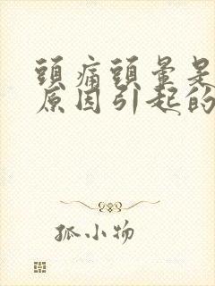 头痛头晕是什么原因引起的封面