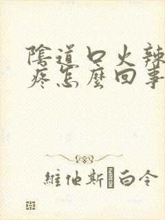 阴道口火辣辣的疼怎么回事