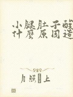 小腿肚子酸胀是什么原因造成的封面