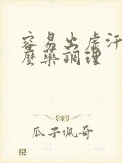 容易出虚汗吃什么药调理