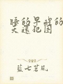 睡的早醒的早白天还犯困