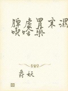 脾虚胃寒湿气重吃啥药