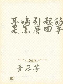 耳鸣引起的头晕是怎么回事封面