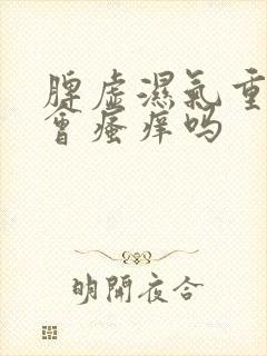 脾虚湿气重皮肤会瘙痒吗封面