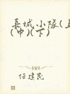 长城小队(上)(中)(下)
