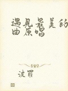 遇见最美的你歌曲原唱