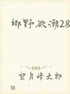 乡野欲潮28章