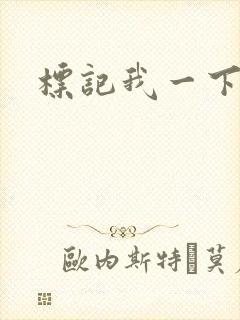 标记我一下封面