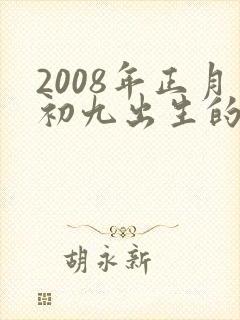 2008年正月初九出生的男孩是什么命