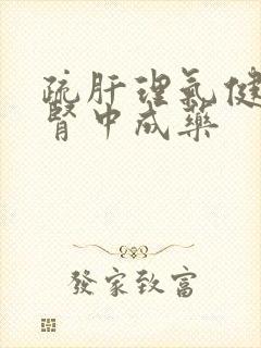 疏肝理气健脾补肾中成药