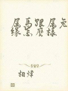 属马跟属兔的姻缘怎么样封面