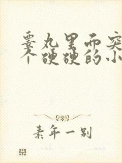 睾丸里面突然有个硬硬的小疙瘩