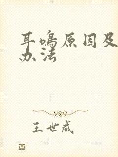 耳鸣原因及治疗办法