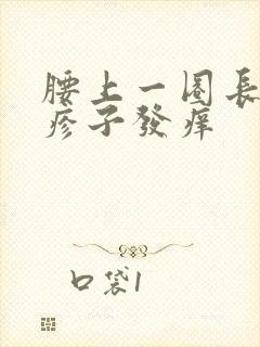 腰上一圈长小红疹子发痒