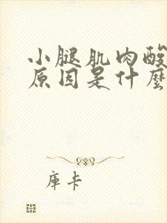 小腿肌肉酸痛的原因是什么