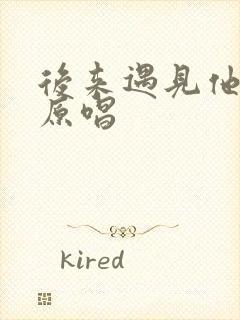 后来遇见他歌曲原唱