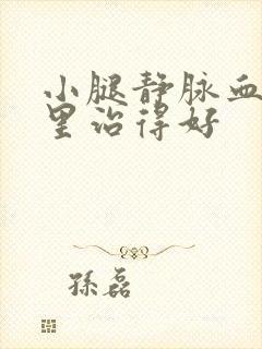 小腿静脉血栓哪里治得好