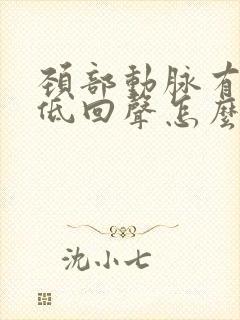 颈部动脉有斑块低回声怎么办封面