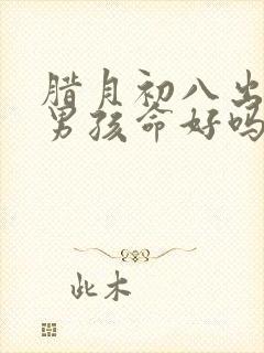 腊月初八出生的男孩命好吗