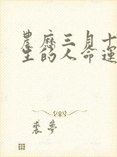 农历三月十七出生的人命运封面