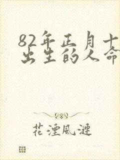 82年正月十六出生的人命运