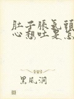 肚子胀气头晕恶心想吐是怎么回事