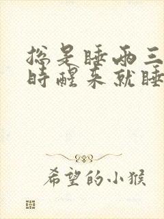 总是睡两三个小时醒来就睡不着什么原因