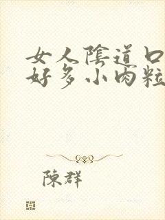 女人阴道口起了好多小肉粒