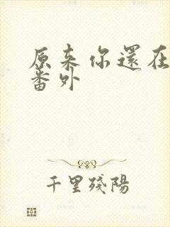 原来你还在这里番外