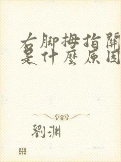 右脚拇指关节疼是什么原因引起的封面