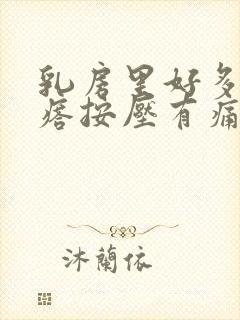 乳房里好多小疙瘩按压有痛感