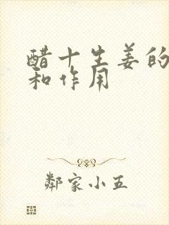 醋十生姜的功效和作用