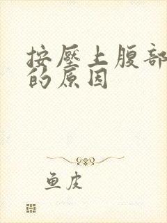 按压上腹部疼痛的原因