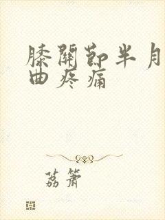 膝关节半月板弯曲疼痛