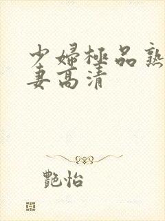 少妇极品熟妇人妻高清封面