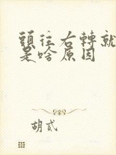 头往右转就头晕是啥原因