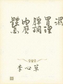 体内脾胃湿气重怎么调理封面