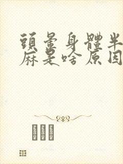 头晕身体半边发麻是啥原因