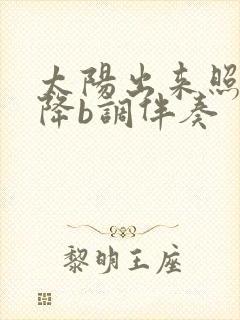 太阳出来照四方降b调伴奏封面