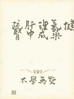 疏肝理气健脾补肾中成药