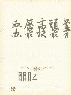 血压高头晕怎么办最快最有效缓解