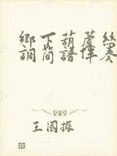 乡下葫芦丝降b调简谱伴奏