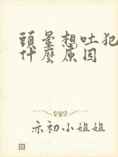 头晕想吐犯困是什么原因