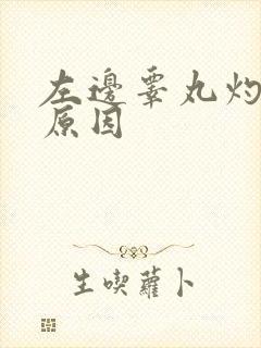 左边睾丸灼烧感原因