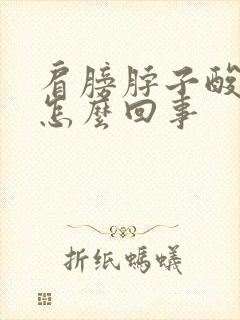 肩膀脖子酸痛是怎么回事封面