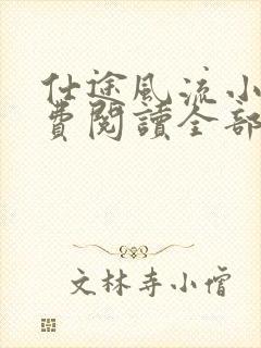 仕途风流小说免费阅读全部章节封面