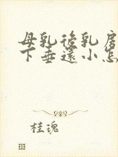 母乳后乳房干瘪下垂还小怎么办